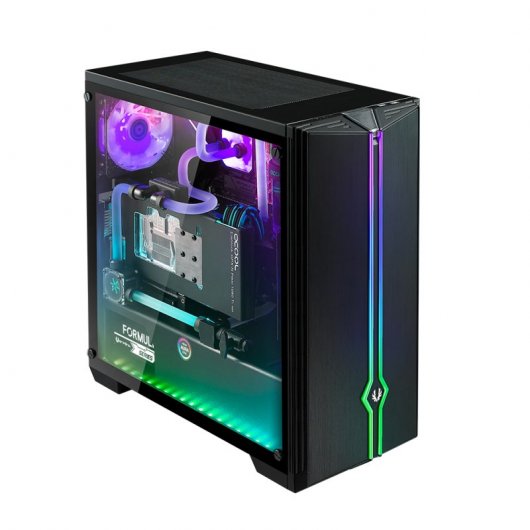 Bitfenix Saber Cristal Templado RGB Negra