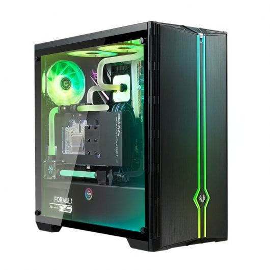 Bitfenix Saber Cristal Templado RGB Negra