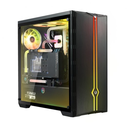 Bitfenix Saber Cristal Templado RGB Negra