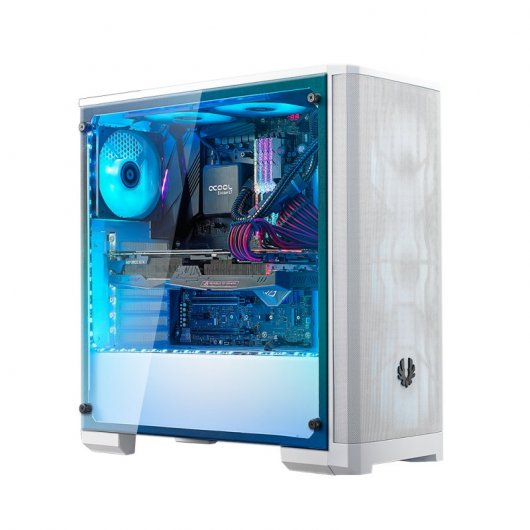 Bitfenix Nova Mesh TB Cristal Templado RGB Blanca