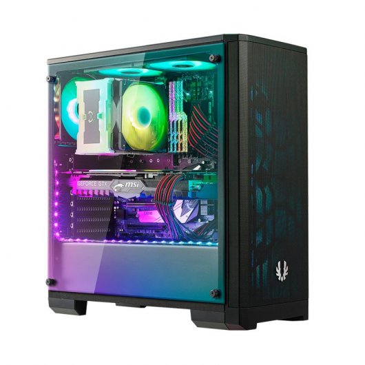 Bitfenix Nova Mesh TB Cristal Templado RGB Negra