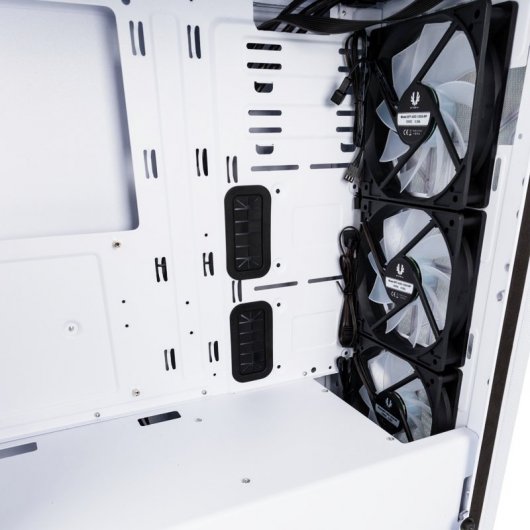 Bitfenix Nova Mesh TG 4ARGB Cristal Templado Blanca