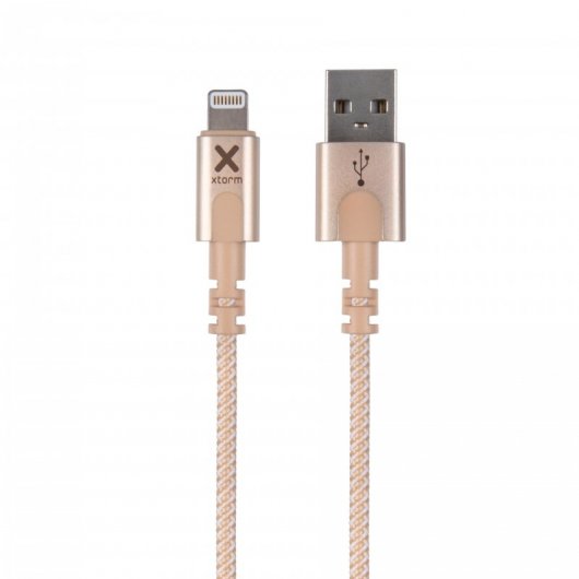 Xtorm Cable USB a Lightning 1m Dorado