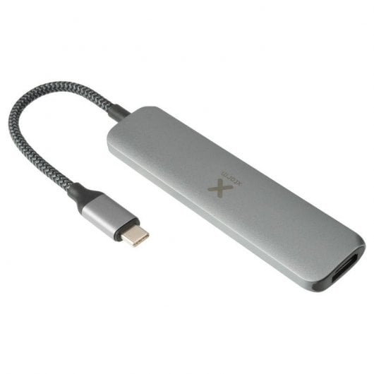 Concentrateur Xtorm USB-C 4-en-1 (câble tressé)