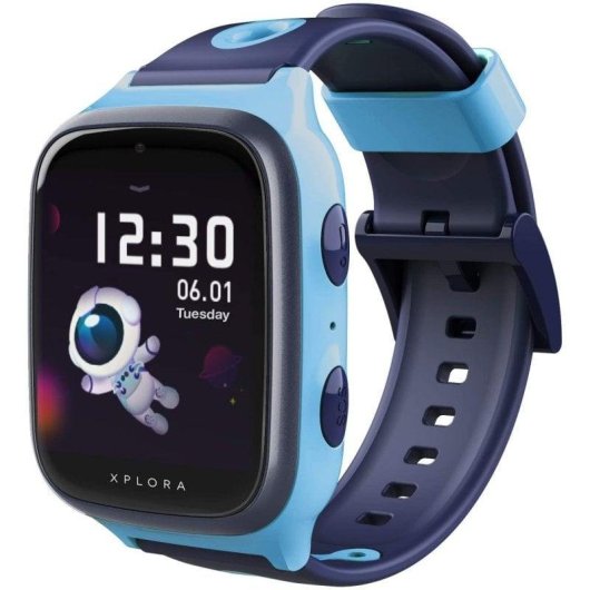 Xplora X4 4G GPS 56,5mm TFT Blau IP68 Kindersmartwatch Kamera Musik Telefoniefunktion
