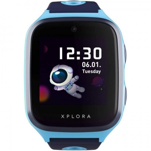Xplora X4 4G GPS 56,5mm TFT Blau IP68 Kindersmartwatch Kamera Musik Telefoniefunktion
