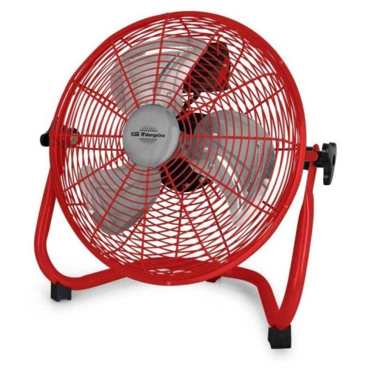 Ventilatore Industriale da Pavimento Orbegozo PW 1431 80W 30cm 3 Velocità Sicurezza Antiribaltamento