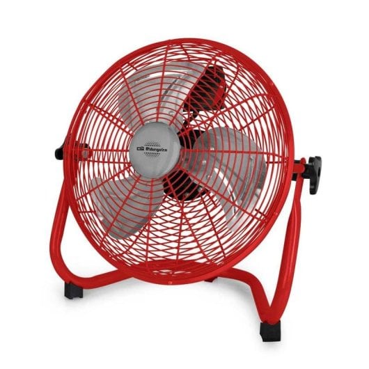 Ventilatore Industriale da Pavimento Orbegozo PW 1431 80W 30cm 3 Velocità Sicurezza Antiribaltamento