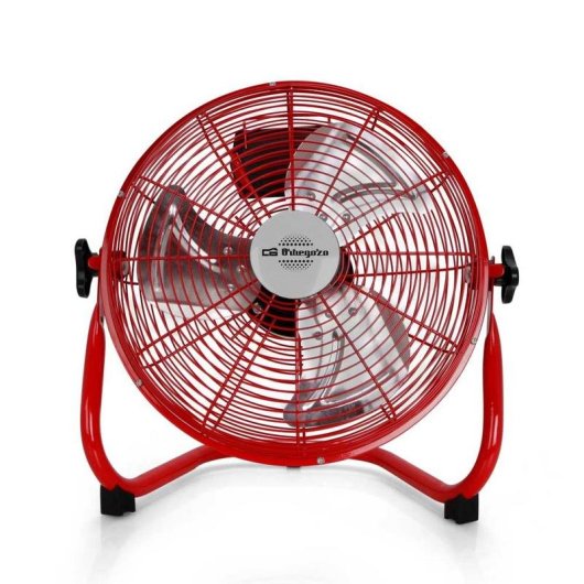 Ventilatore Industriale da Pavimento Orbegozo PW 1431 80W 30cm 3 Velocità Sicurezza Antiribaltamento