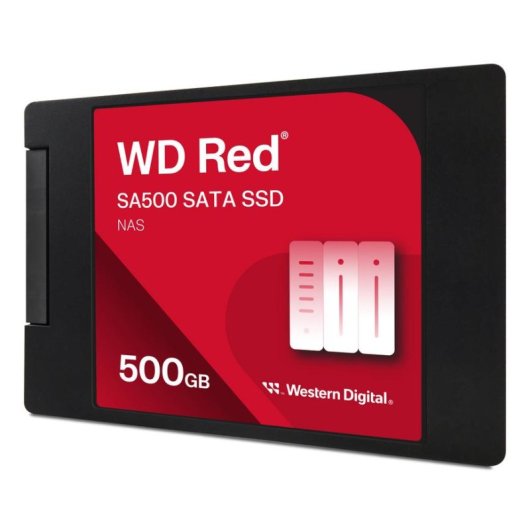 Disco SSD Sandisk WD Red SA500 NAS 500GB SATA 6 Gbit/s 2.5"