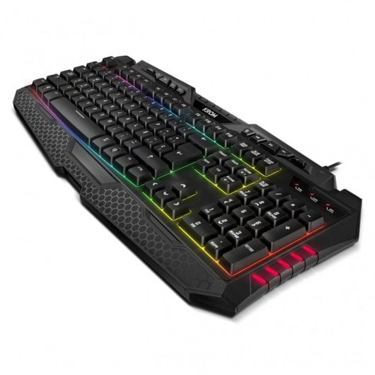 Krom Kyra Gaming-Tastatur mit Hintergrundbeleuchtung, Schwarz