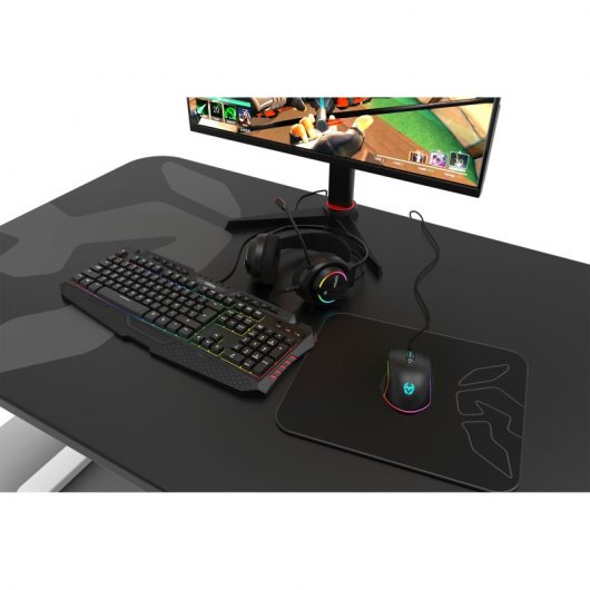 Krom Kyra Gaming-Tastatur mit Hintergrundbeleuchtung, Schwarz
