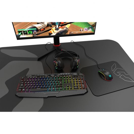 Krom Kyra Gaming-Tastatur mit Hintergrundbeleuchtung, Schwarz