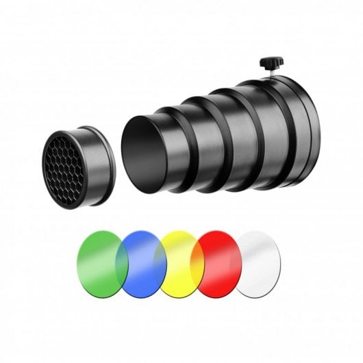 Ensemble de modificateurs de lumière Bresser pour flashs Bresser