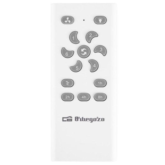 Deckenventilator mit LED Licht Orbegozo CP 108120 35W 120cm 5 Stufen Fernbedienung Leise Timer Winterbetrieb