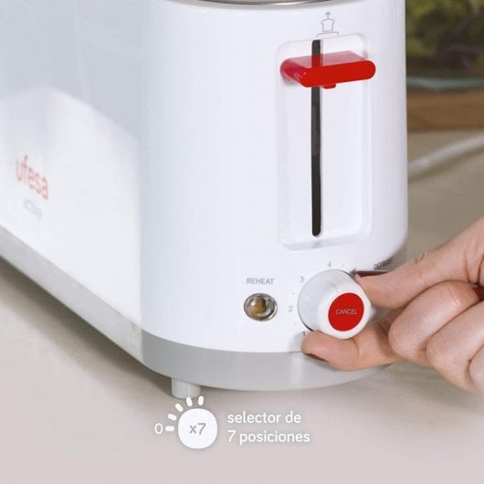 Ufesa TT7365 Torradeira de Ranhura Larga 900W