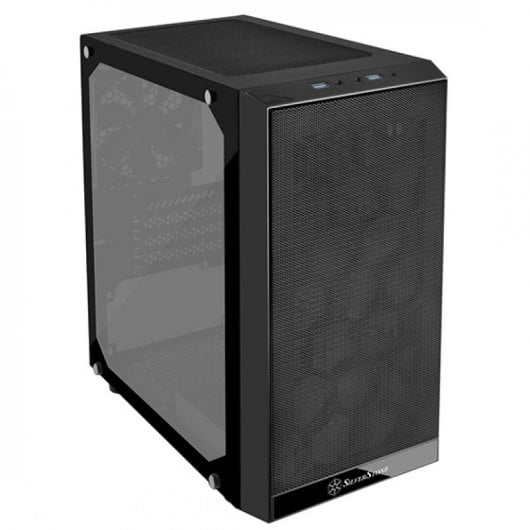 Silverstone PS15 Torre Micro ATX Cristal Templado Negra