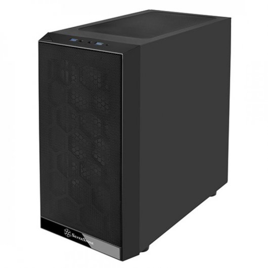 Silverstone PS15 Torre Micro ATX Cristal Templado Negra