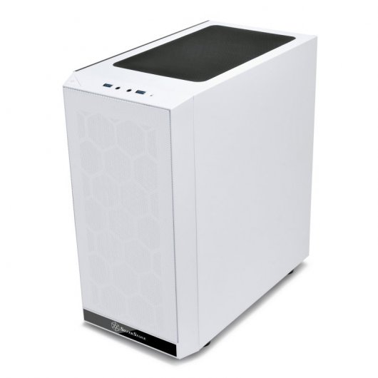 Silverstone PS15 Torre Micro ATX Cristal Templado Blanca