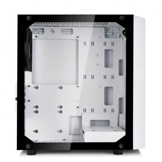 Silverstone PS15 Torre Micro ATX Cristal Templado Blanca
