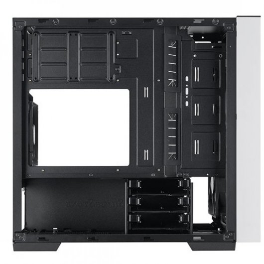 Silverstone RL08 Torre Micro ATX Cristal Templado RGB Blanca