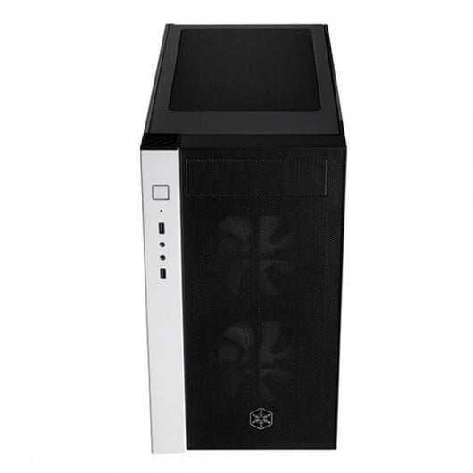 Silverstone RL08 Torre Micro ATX Cristal Templado RGB Blanca