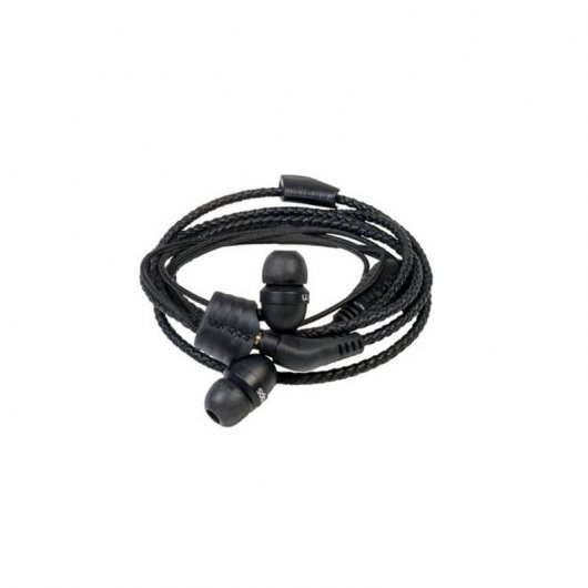 Wraps Natural Noir Auriculares de Tecido Trançado Pretos