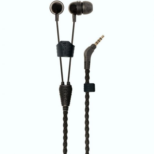 Wraps Natural Noir Auriculares de Tecido Trançado Pretos