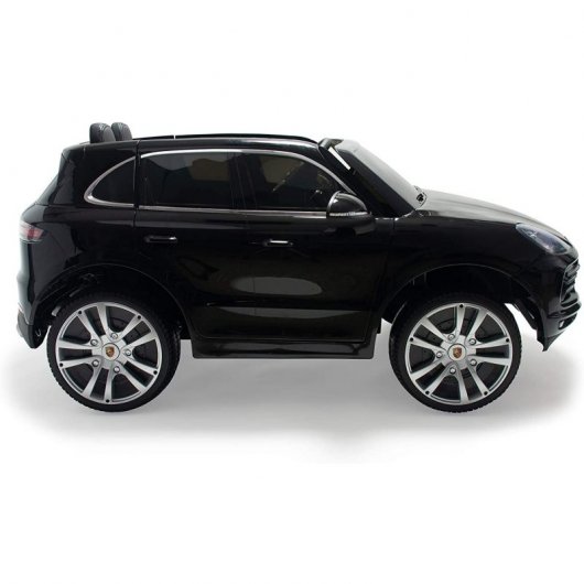 Injusa Coche Eléctrico Porsche Cayenne S con Licencia 12V Negro