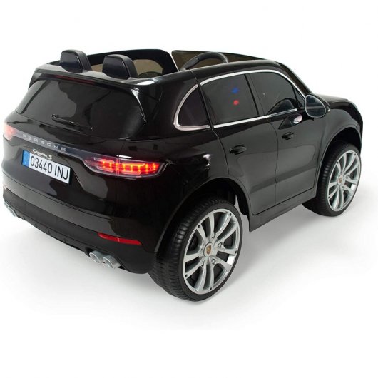Injusa Coche Eléctrico Porsche Cayenne S con Licencia 12V Negro