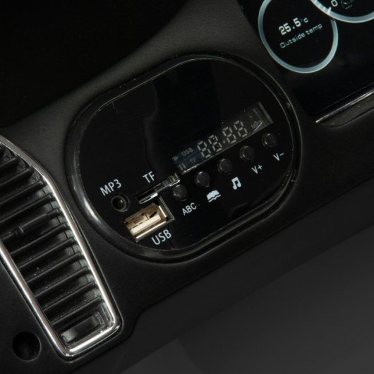 Injusa Coche Eléctrico Porsche Cayenne S con Licencia 12V Negro