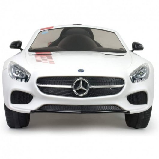 Injusa Coche Eléctrico Mercedes Benz AMG GT-S 12V Blanco