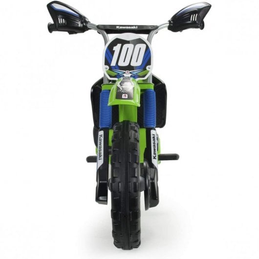 Injusa Moto Eléctrica Motocross Kawasaki con Licencia 6V Verde