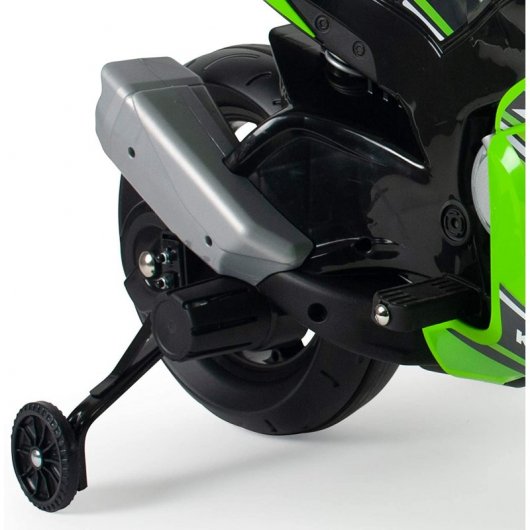Injusa Moto Eléctrica con Licencia Kawasaki Ninja ZX10 12V Verde