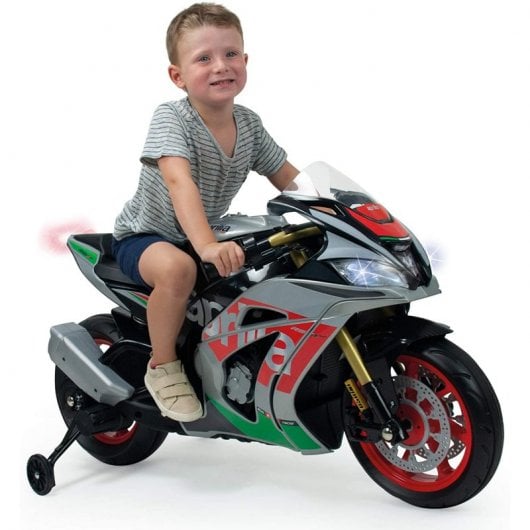 Injusa Moto Eléctrica Racing Aprilia con Licencia Oficial 12V