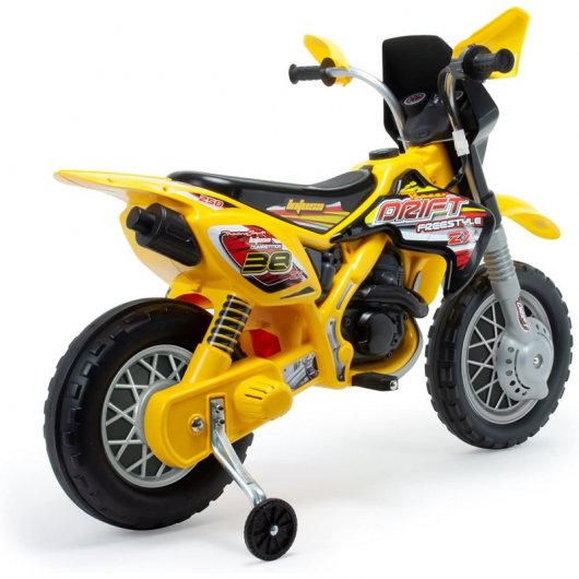 Injula Moto Eléctrica Motocross Thundermax VX 12V Amarilla/Negra