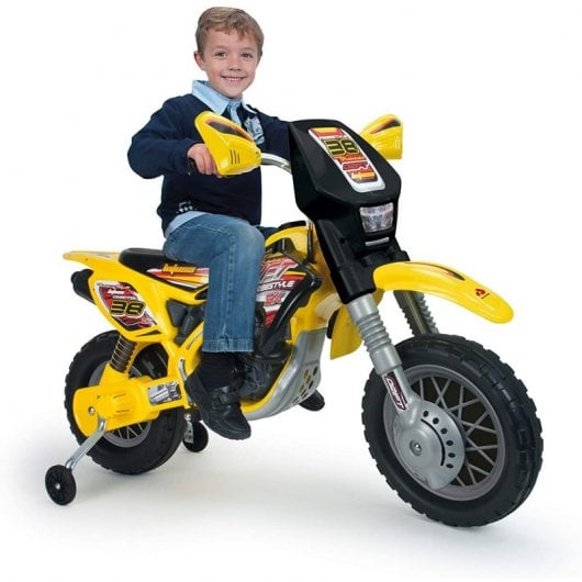 Injula Moto Eléctrica Motocross Thundermax VX 12V Amarilla/Negra
