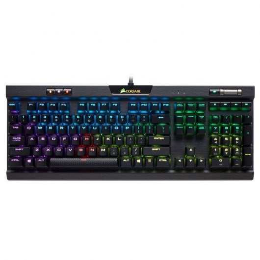 Corsair K70 RGB MK.2 Cherry MX Clavier de jeu mécanique rétroéclairé silencieux