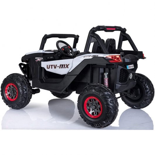 RunRunToys Quad Boogie 4x2 Coche Eléctrico 12V Blanco