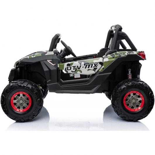 RuRunRunToys Quad Boogie 4x4 Coche Eléctrico 12V Camuflaje