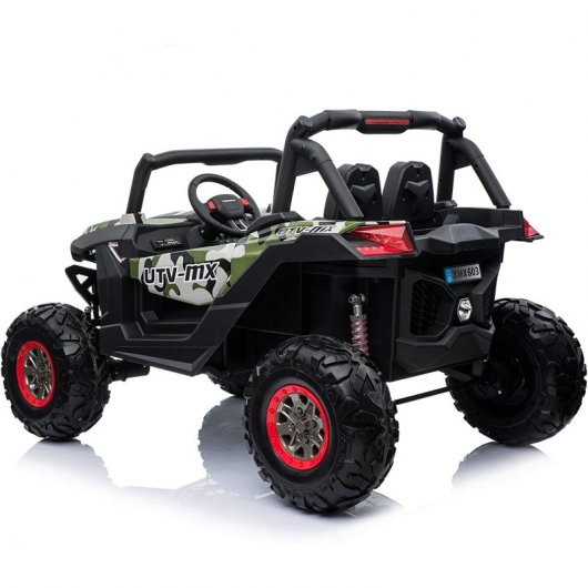 RuRunRunToys Quad Boogie 4x4 Coche Eléctrico 12V Camuflaje