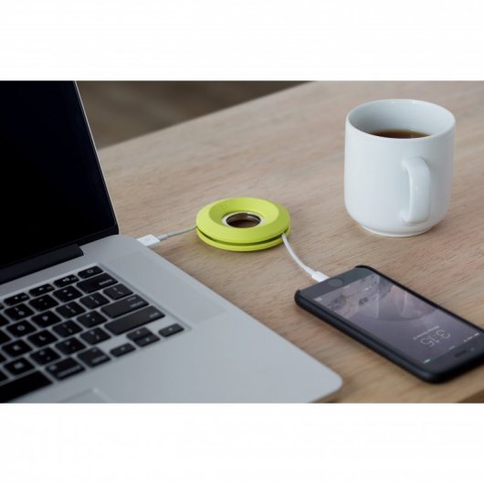 Bluelounge Cableyoyo Organizador de Cables Verde