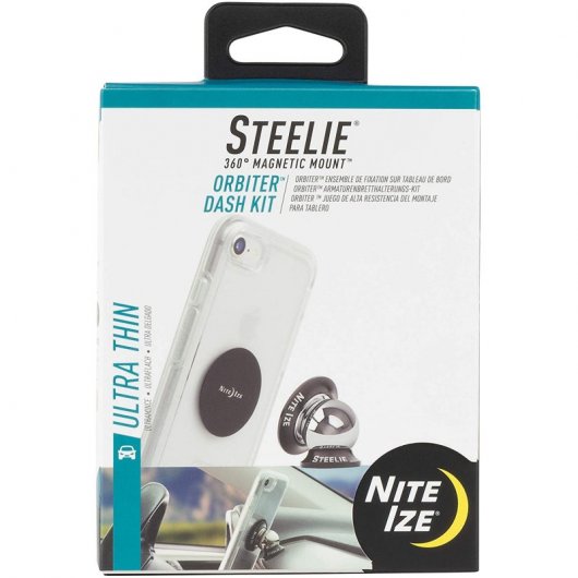 Nite Ize Steelie Orbiter Dash Kit Soporte de Coche Universal para Smartphones