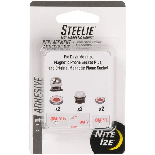 Nite Ize Kit de Adhesivos para Soportes Steelie