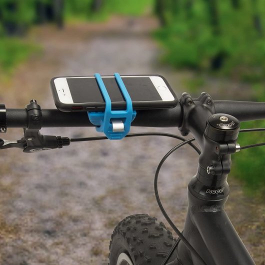 Nite Ize Handleband Soporte de Bicicleta Azul para Smartphones