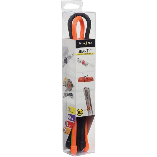 Nite Ize Gear Tie Pack 8 Bridas Reutilizables Variadas