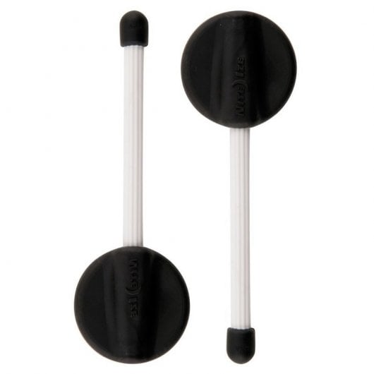 Nite Ize Gear Tie Mountables 2 Pack 2 Bridas/Ganchos 50mm Negro/Blanco