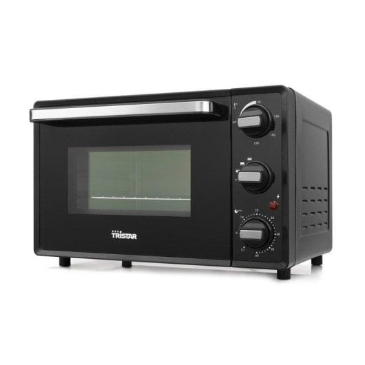 Forno elétrico Tristar OV-3620 19L Preto Inox compacto com temporizador automático