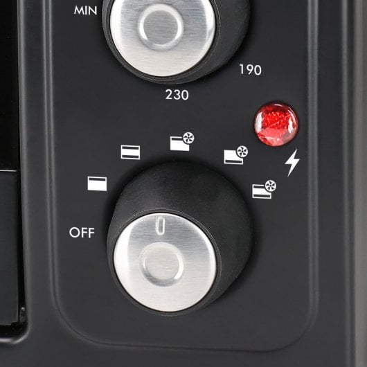 Tristar OV-1443 Horno Sobremesa con 2 Placas de Cocción 38L 3100W Negro
