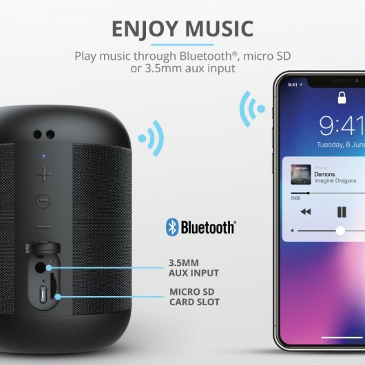 Trust Rokko Altavoz Bluetooth 10W Negro